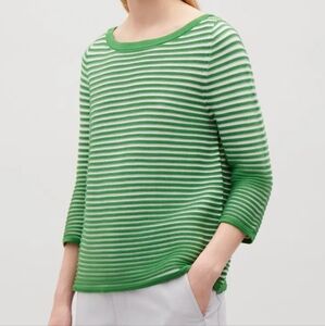 ⛄️ Cos A Line Striped Long Sleeve Top